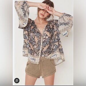 Spell & the Gypsy Oasis Blouse Nightshade Small